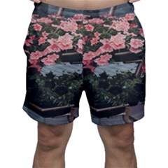 Pink Peony  Flower Men s Shorts