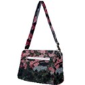 Pink Peony  Flower Front Pocket Crossbody Bag View2