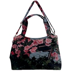 Pink Peony  Flower Double Compartment Shoulder Bag by artworkshop