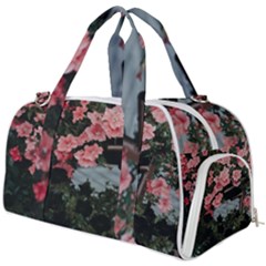 Pink Peony  Flower Burner Gym Duffel Bag