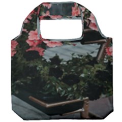 Pink Peony  Flower Foldable Grocery Recycle Bag