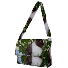 Rabbit Full Print Messenger Bag (l) by artworkshop