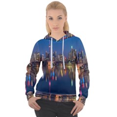 Seaside River Women s Overhead Hoodie by artworkshop