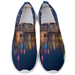 Seaside River Men s Slip On Sneakers by artworkshop