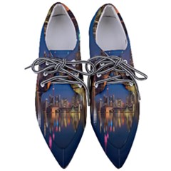 Seaside River Pointed Oxford Shoes by artworkshop