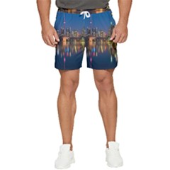 Seaside River Men s Runner Shorts by artworkshop