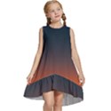 Sky Gradient Kids  Frill Swing Dress View1