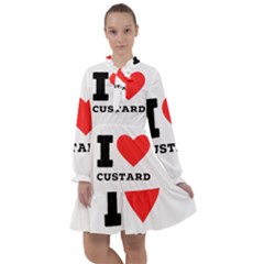 I Love Custard All Frills Chiffon Dress by ilovewhateva