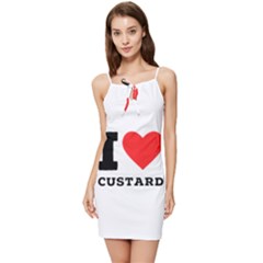 I Love Custard Summer Tie Front Dress by ilovewhateva