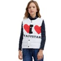 I love custard Kid s Short Button Up Puffer Vest	 View1