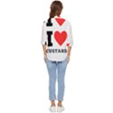 I love custard Women s Quarter Sleeve Pocket Shirt View4