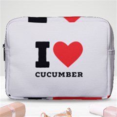 I Love Cucumber Make Up Pouch (large) by ilovewhateva