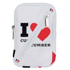 I Love Cucumber Belt Pouch Bag (small) by ilovewhateva