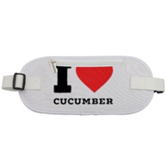 I Love Cucumber Rounded Waist Pouch by ilovewhateva