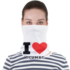 I Love Cucumber Face Seamless Bandana (adult) by ilovewhateva