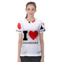 I love cranberry Women s Sport Mesh Tee View1