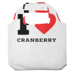 I Love Cranberry Premium Foldable Grocery Recycle Bag by ilovewhateva