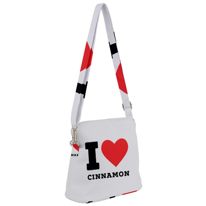 I love cinnamon  Zipper Messenger Bag