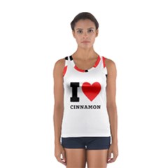 I Love Cinnamon  Sport Tank Top  by ilovewhateva