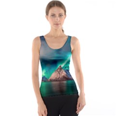 Amazing Aurora Borealis Colors Tank Top by B30l