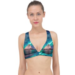 Amazing Aurora Borealis Colors Classic Banded Bikini Top by B30l