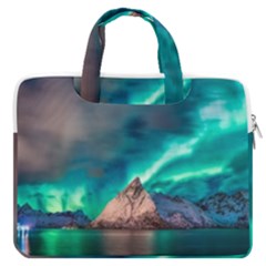 Amazing Aurora Borealis Colors Macbook Pro 13  Double Pocket Laptop Bag