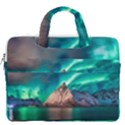 Amazing Aurora Borealis Colors MacBook Pro 13  Double Pocket Laptop Bag View2