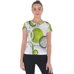 Circles Still Life Short Sleeve Sports Top  by B30l