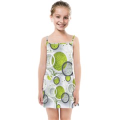 Circles Still Life Kids  Summer Sun Dress by B30l