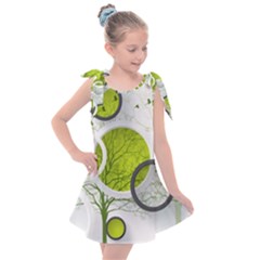 Circles Still Life Kids  Tie Up Tunic Dress by B30l