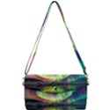 Aurora Borealis Polar Northern Lights Natural Phenomenon North Night Mountains Removable Strap Clutch Bag View1