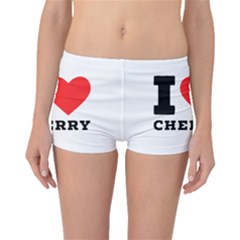 I Love Cherry Boyleg Bikini Bottoms by ilovewhateva