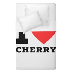 I Love Cherry Duvet Cover Double Side (single Size) by ilovewhateva