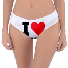 I Love Cherry Reversible Classic Bikini Bottoms by ilovewhateva