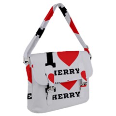 I Love Cherry Buckle Messenger Bag by ilovewhateva