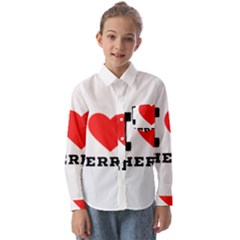 I Love Cherry Kids  Long Sleeve Shirt by ilovewhateva