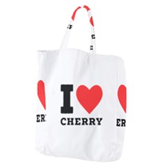 I Love Cherry Giant Grocery Tote by ilovewhateva