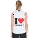 I love cherry Mock Neck Shell Top View2