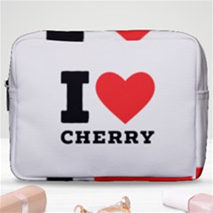 I Love Cherry Make Up Pouch (large) by ilovewhateva