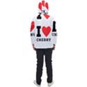 I love cherry Men s Front Pocket Pullover Windbreaker View2