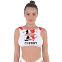 I love cherry Bandaged Up Bikini Top View1