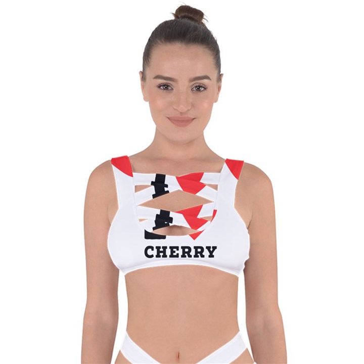 I love cherry Bandaged Up Bikini Top