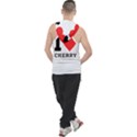 I love cherry Men s Sleeveless Hoodie View2