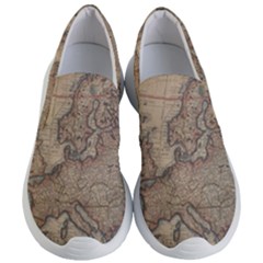 Old Vintage Classic Map Of Europe Women s Lightweight Slip Ons by B30l