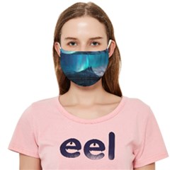 Aurora Borealis Mountain Reflection Cloth Face Mask (adult) by B30l