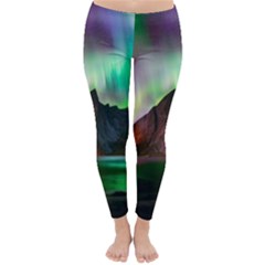 Aurora Borealis Nature Sky Light Classic Winter Leggings