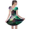 Aurora Borealis Nature Sky Light Cap Sleeve Dress View2