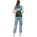 Aurora Borealis Nature Sky Light Women s Raglan Cap Sleeve Tee View2