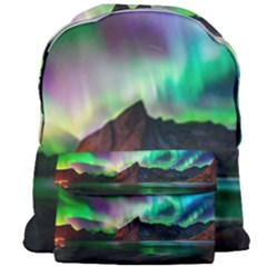 Aurora Borealis Nature Sky Light Giant Full Print Backpack by B30l