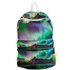 Aurora Borealis Nature Sky Light Foldable Lightweight Backpack by B30l